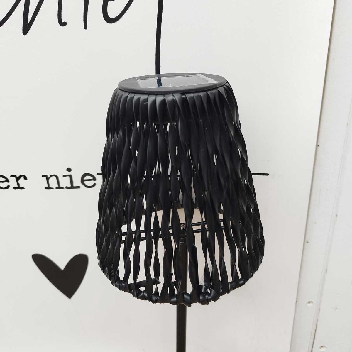 Solar lamp insteker zwart