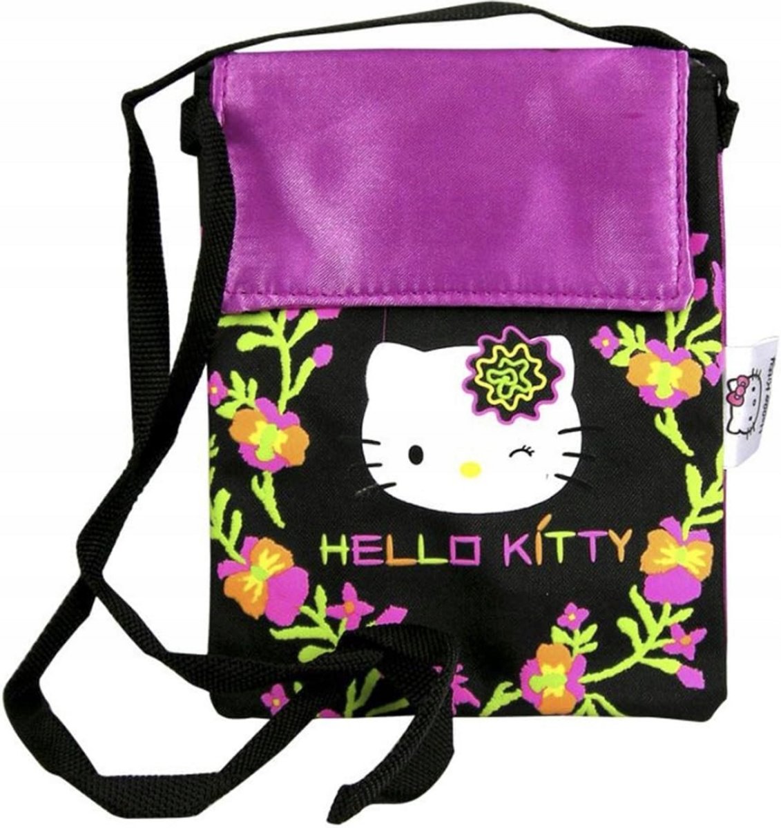 Hello Kitty - Portemonee - Halsportemonee - Schoudertasje - 12x15Cm