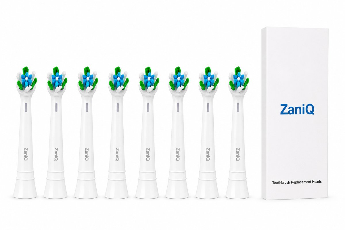 Opzetborstels Geschikt Voor Oral-B iO Tandenborstels - 8 Borstels - Geschikt Voor Oral B iO Opzetborstel - Wit