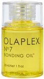 Flesje Olaplex Nº7 Bonding Oil, gouden olie, 30ml.
