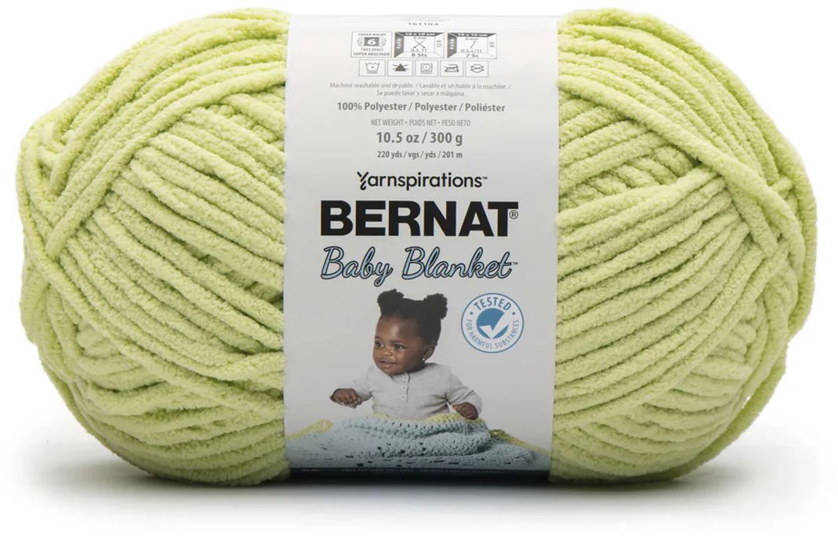 Bernat Baby Blanket - 300gr - Lemon Lime