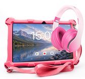 Pack Enfant AngelTech Tablette Enfant XL + Écouteurs Enfant - Forfait Discount - Rose