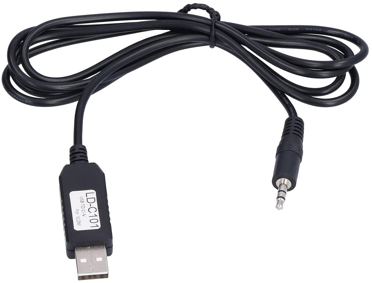 USB CI-V Kabel voor ICOM Radio's - CI-V CAT Controle Kabel voor Shortwave Radio's en Amateurcommunicatie
