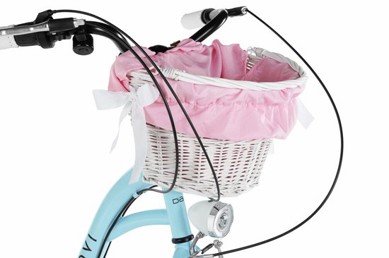 Davi Emma - Stadsfiets - 28 inch - 7 versnellingen - Blauw/Roze — afbeelding 4