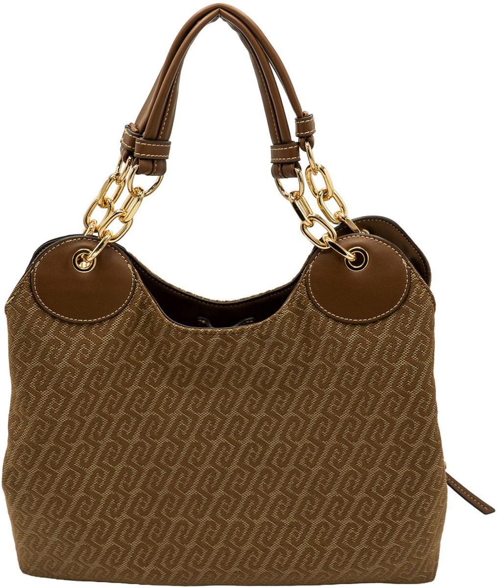 LIU JO handtas schoudertas Faiza ECS Satchel Naturale bruine
