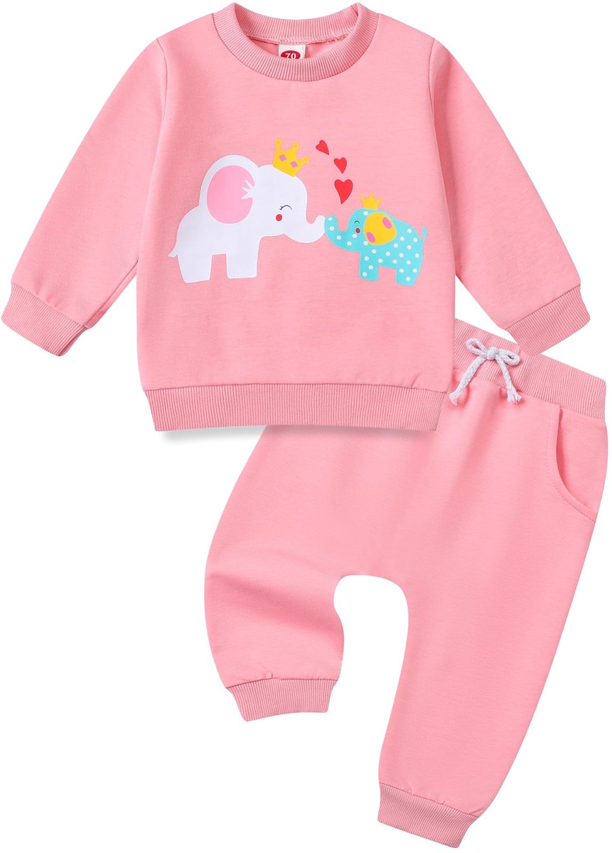 SnelShoppen - TBAMTBW 1e Verjaardag Meisje Outfit - Baby Kleding Geschenk 1 Jaar Meisje - Dark Rose - 3-6 Maanden - Eerste Verjaardag Feest