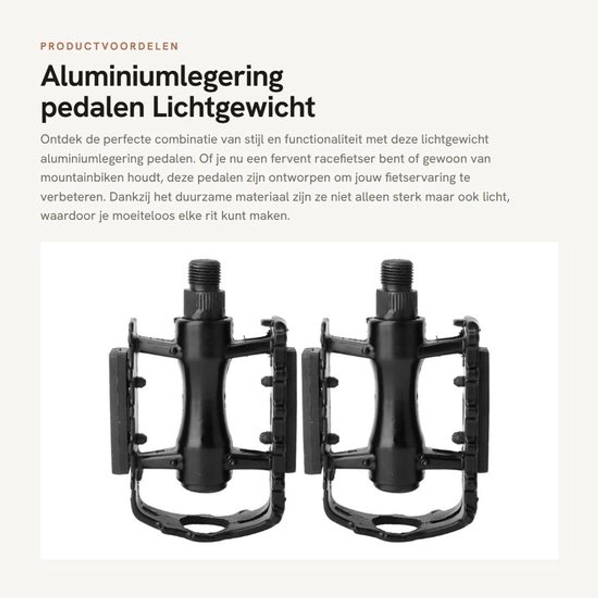 Pedalen Lichtgewicht Aluminiumlegering - Pedalen Racefiets - Pedalen Mountainbike - Antislip - Verstelbaar - Compact 7.5x3.5x2.5cm