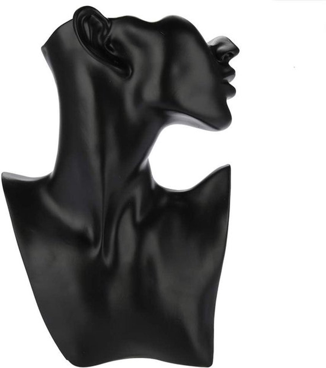Sieradenstandaard voor oorbellen en kettingen - opbergrek voor sieraden - displayrek voor sieraden - sieradenhouder - sieradenorganizer - zwart