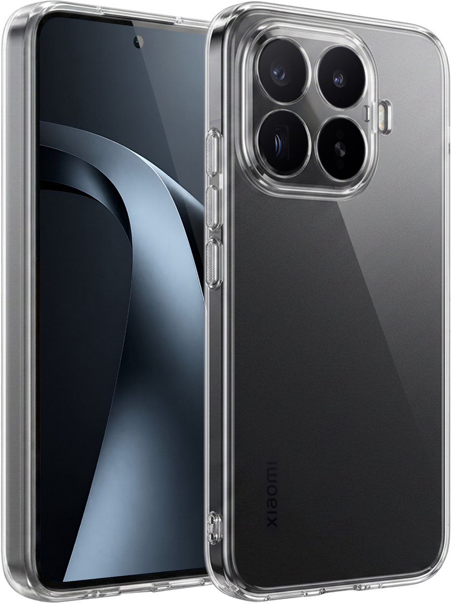 Hoesje - Geschikt voor Xiaomi 17T - Sterk & Shockproof - Siliconen Case - Hoes Cover - Telefoonhoes - Transparant
