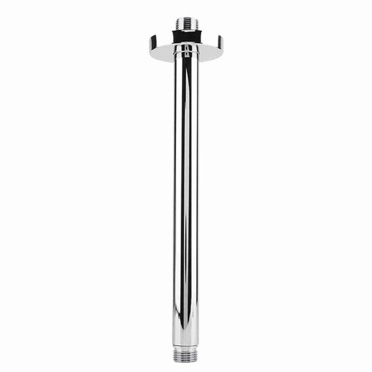 Douchearm Roestvrij Staal 20 cm - Plafondwandmontage - Verchroomd Hoogglans - G1/2 Schroefdraad - Duurzaam - Ergonomisch Ontwerp - Douchearmatuur