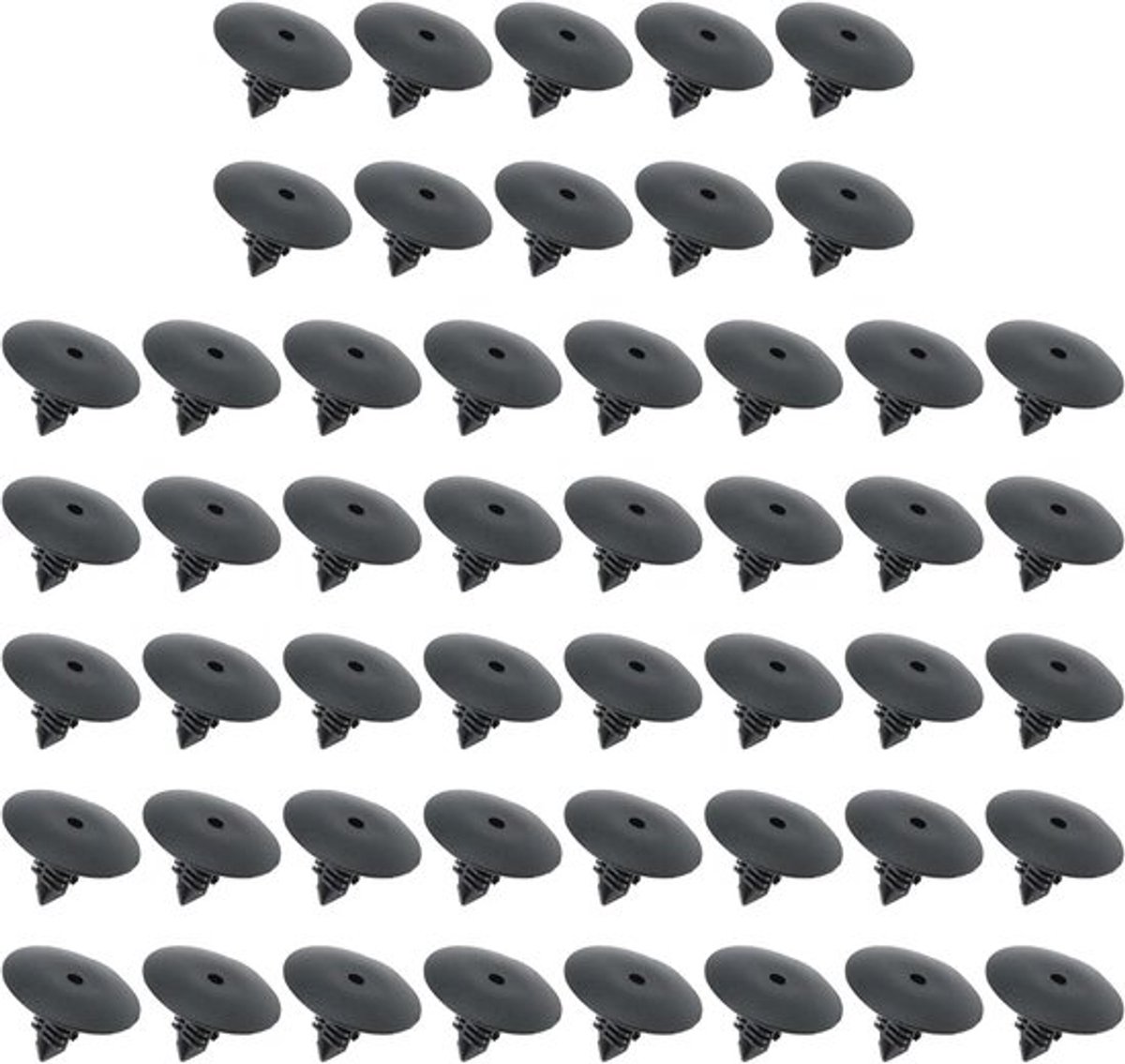 50 Stuks Spatbordbescherming/Spatscherm voor Renault Voertuigen, Zwart Kunststof, Onderdel voor Reparatie en Fixatie
