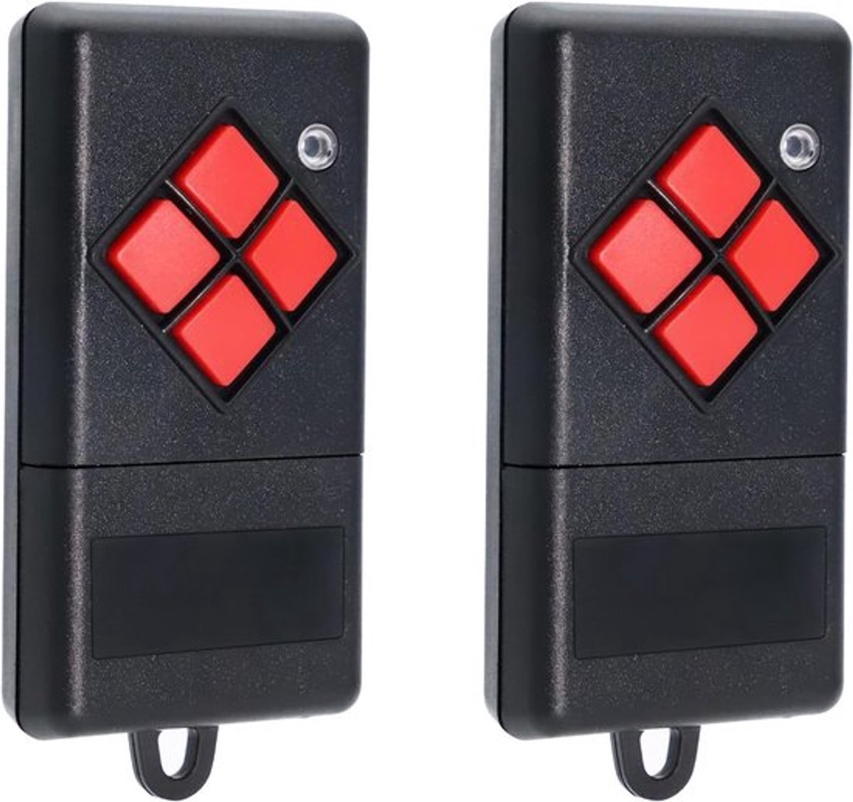 Draadloze afstandsbediening voor garagedeur - 2 stuks handzender met 4 toetsen, compatibel met 40.685MHz Dicket MAHS40-01 en MAHS40-04, eenvoudig te gebruiken en betrouwbaar