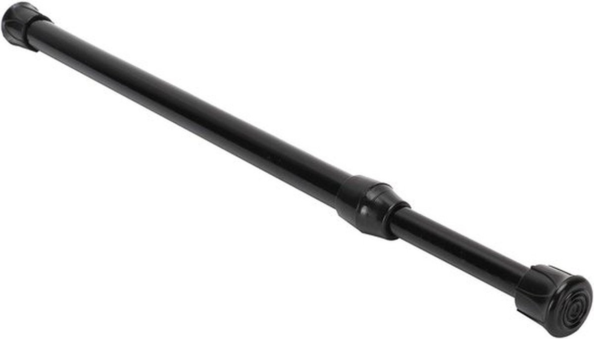 Gordijnspanstang Verstelbaar 25-40cm/30-50cm/40-70cm/55-90cm - Antislip - Staal - Zonder Boren - Multifunctioneel - Zwart - Tension Rod