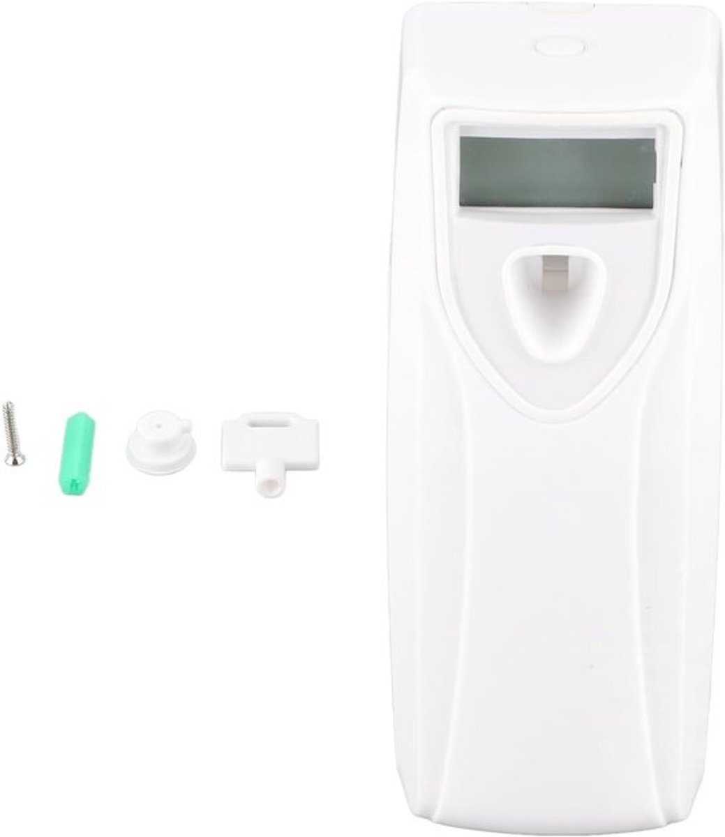 Automatische Geurdispenser met Timer, Wandmontage Luchtverfrisser en Aromatherapie Verspreider voor Thuis, Kantoor en Hotel in Wit