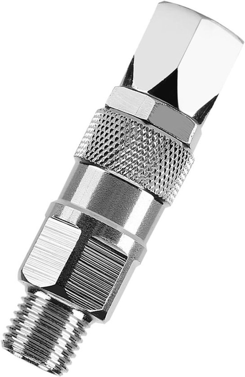 Rotary koppeling voor hogedrukspuiten, 1/4 inch roestvrijstalen draaikoppeling voor verfspuit, slangverbinding en gereedschap