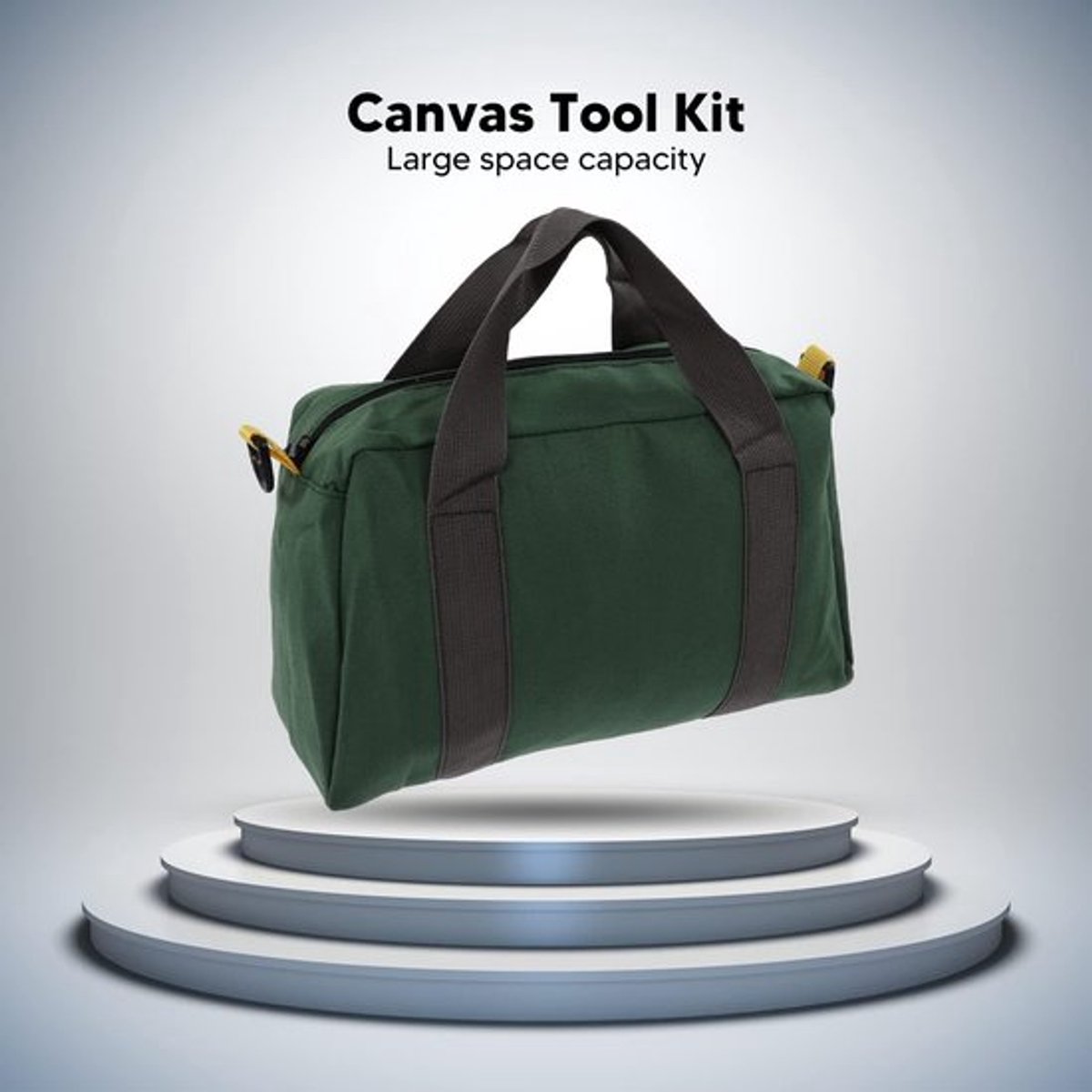 Gereedschapstas Waterdicht - Canvas Draagtas - Brede Mond - Heavy-Duty - Multitooltas - Sterk Draagvermogen - Werktas