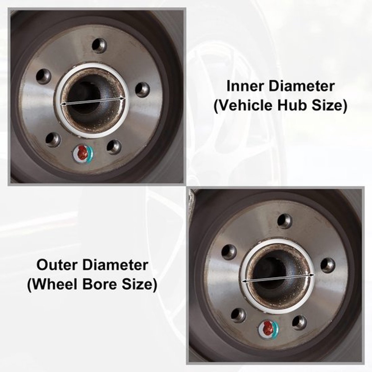 Autonaaf Ringen 4 Stuks - Aluminiumlegering - Binnendiameter 72,6 mm / 74,1 mm - Goede Pasvorm - Eliminatie Stuurtrillingen - Nauwkeurig Vervaardigd - Naafringen
