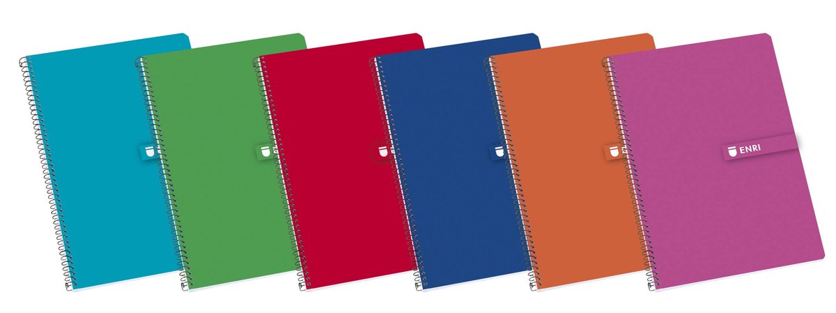 SnelShoppen - Notitieboekje Hardcover 80 Bladeren A5 met Rand, Notitieblok voor School, Werk, Creatief Schrijven, Studie, 4 Graden, Blauw, Per Stuk Ve