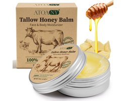 ATOANY Tallow Honey Balm voor Gezicht en Lichaam - Rundertalg, Bijenwas en Honing - 70 g