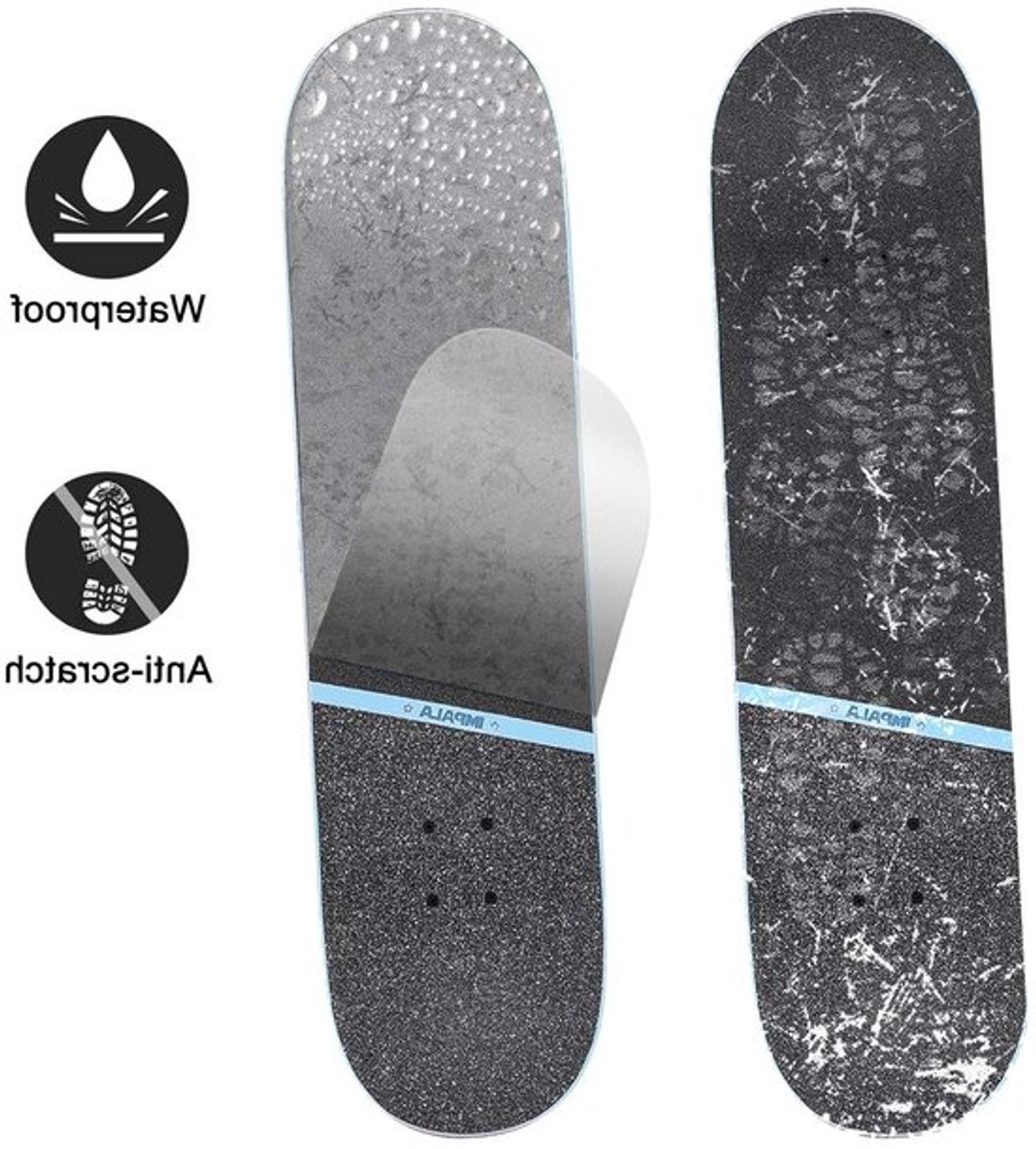Grip Tape voor Skateboard en Longboard - 84 x 23 cm, Waterbestendig, Antislip, Ideaal voor Skaten en Board Accessoires