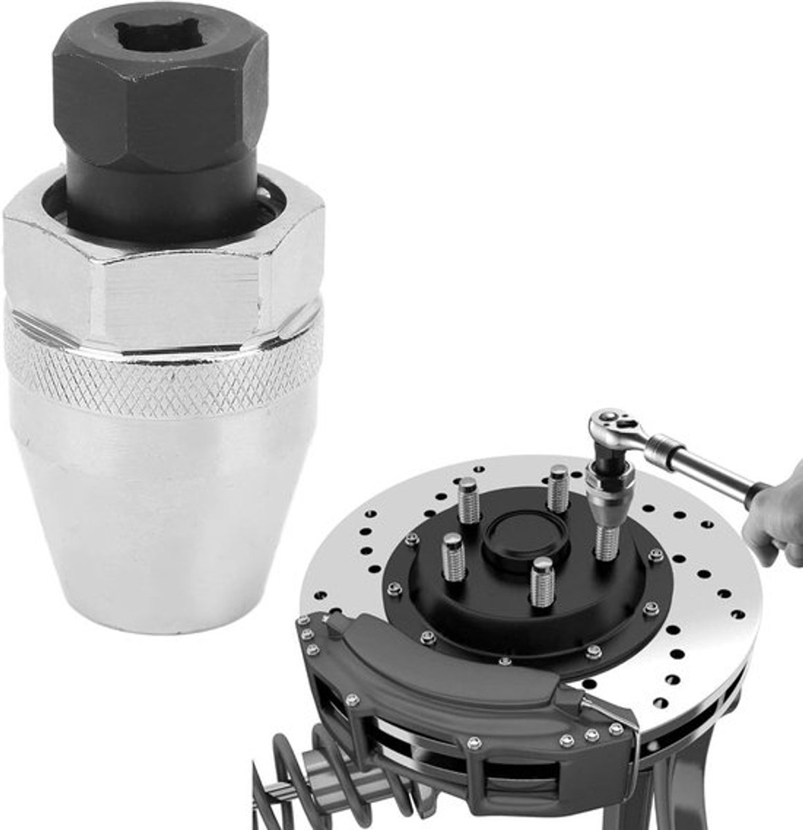 Universele Stud Extractor Tool voor het Verwijderen van Gebroken Bouten - HRC40-45 Staal, Geschikt voor 1/4in-1/2in Ronde Studs, Duurzaam en Efficiënt