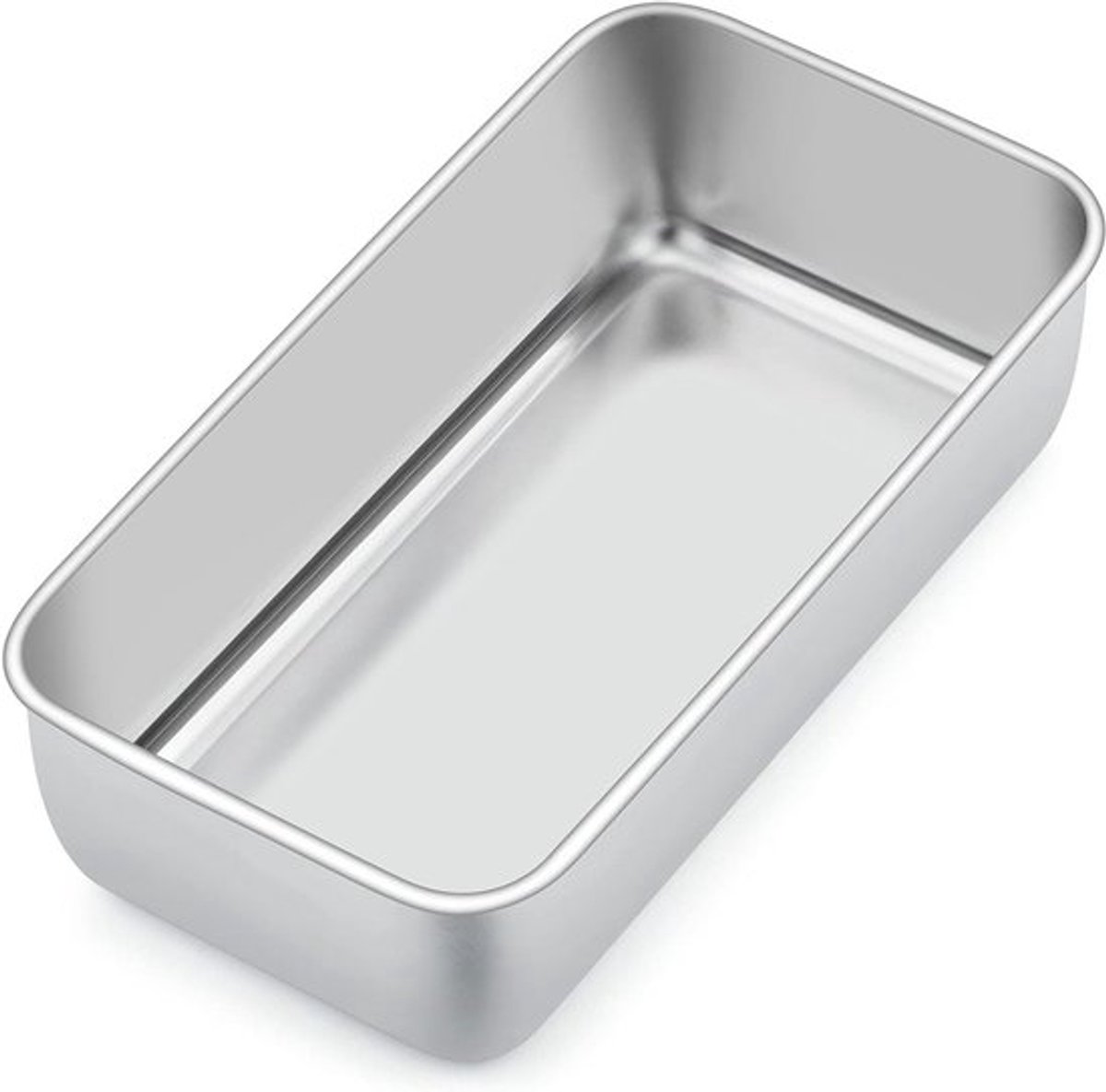 RVS Broodpan 23x12x6 cm - Gezond en Niet-Toxisch - Ideaal voor Thuisbakken en Duurzaam Gebruik