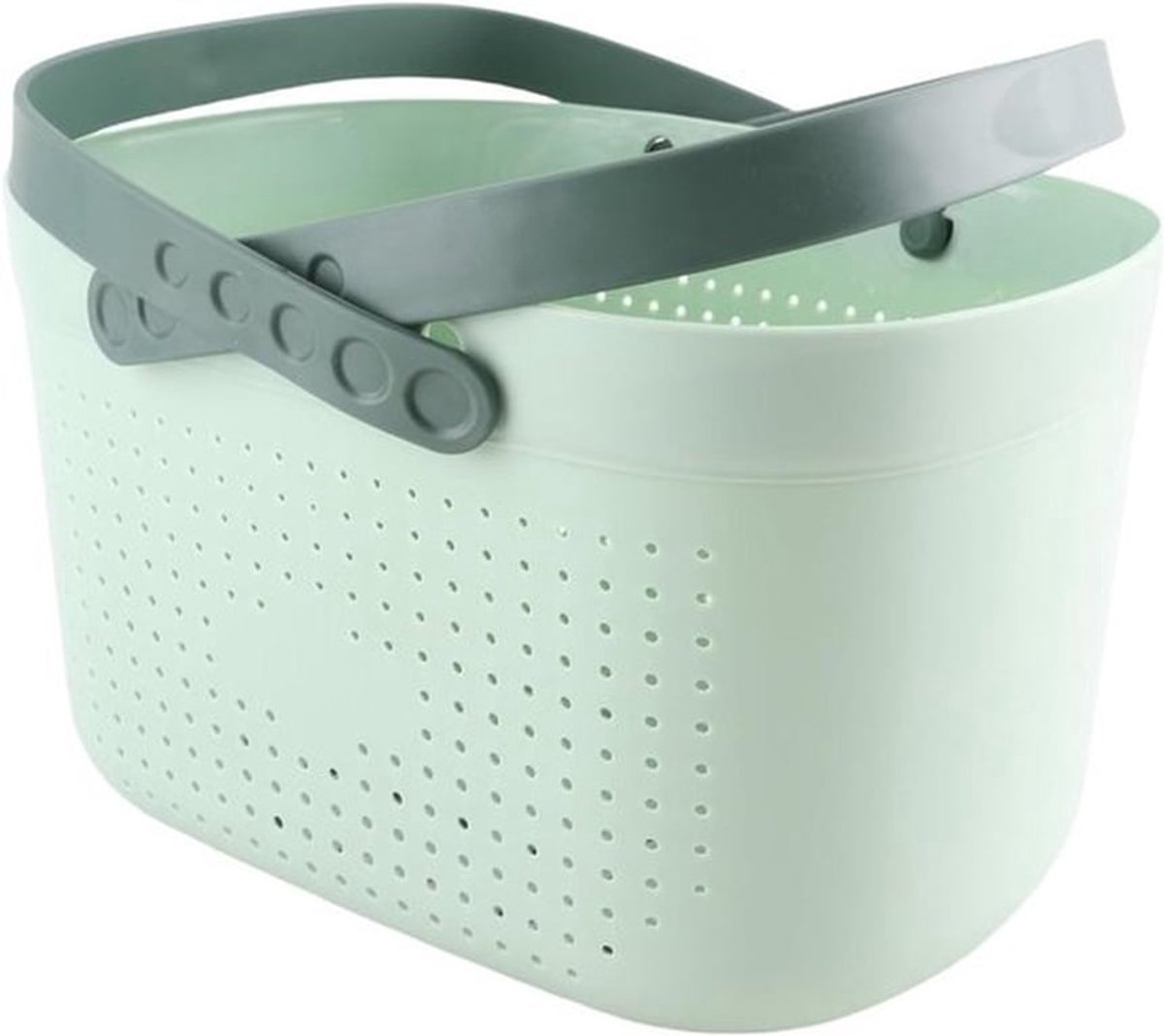 Draagbare Douche-Organizer Mand in Groen | Grote Capaciteit | Sterk Draagvermogen | Badkamer Accessoire