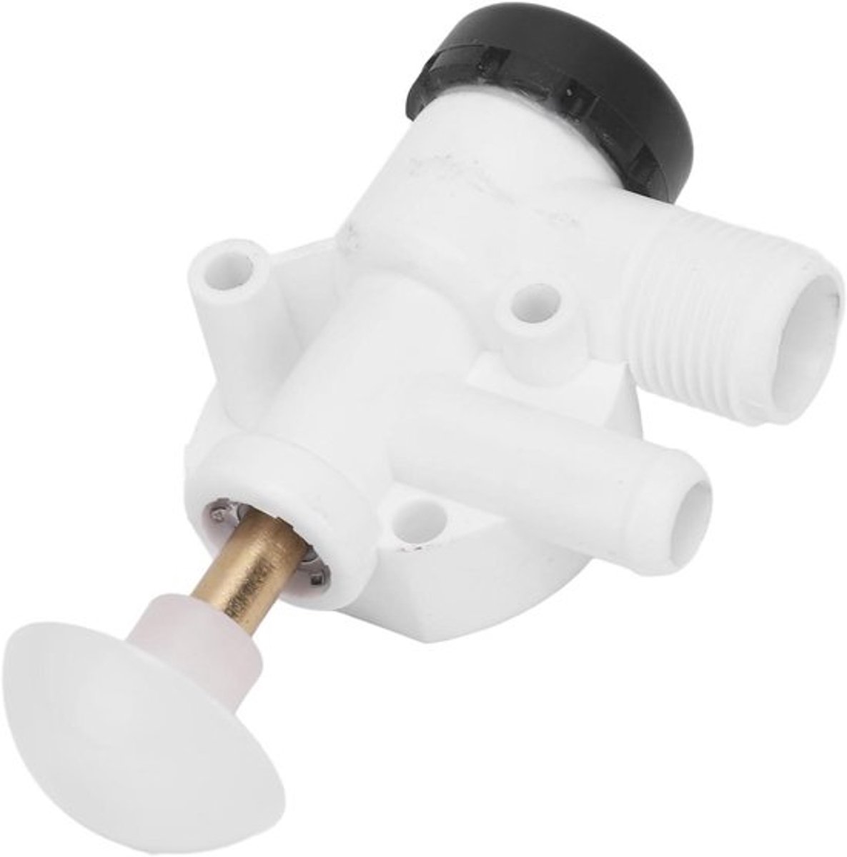 RV Toiletklep Kit - Vervanging Waterklep - Vacuflush Toilet - Pedal Flush - 385314349 - Geschikt voor RVs - Wit - Toiletreparatie Kit