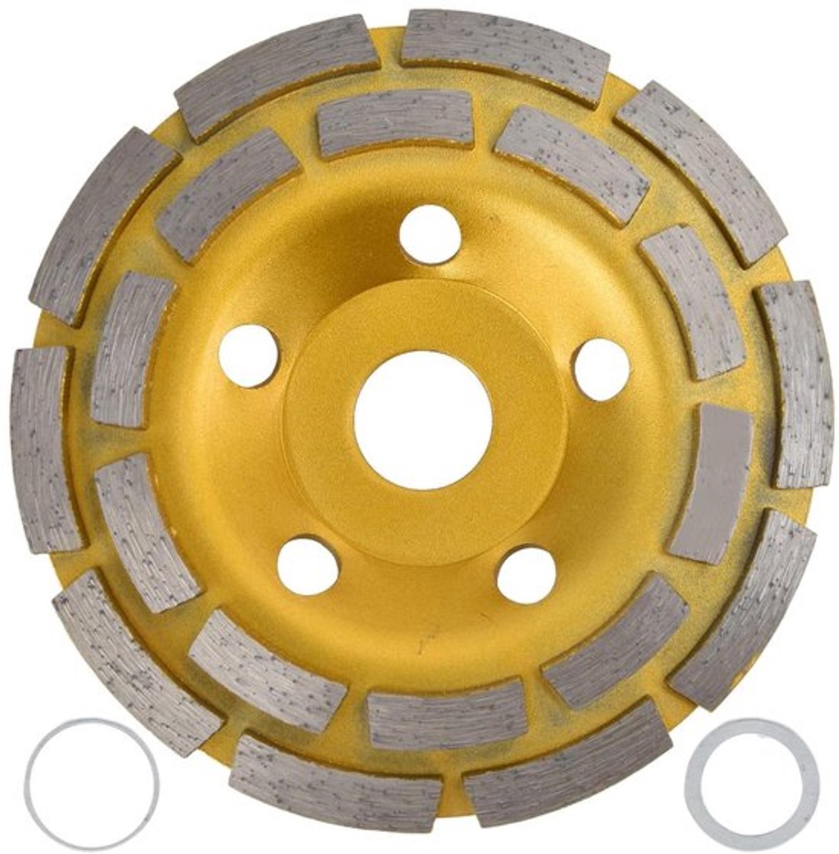 Diamant schuur- en polijstschijven voor graniet, cement, marmer en beton - Ø 125 mm - Haakse slijper accessoires