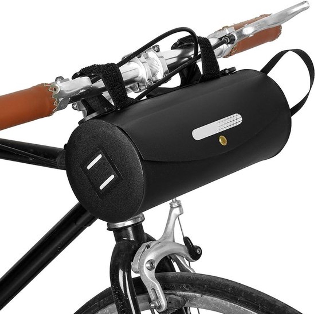 Ruime 2.5 Litre Fietstas met Schouderriem, Waterdichte Fietstas voor E-Scooter en Mountainbike, Eenvoudig te Bevestigen aan Stuur, Ideaal voor Avondtochten en Fietsvakanties