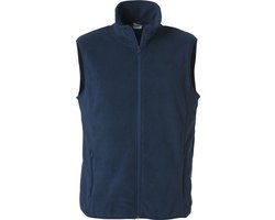 Clique Polar Fleece Bodywarmer Basic - Dark Navy - Maat 3XL