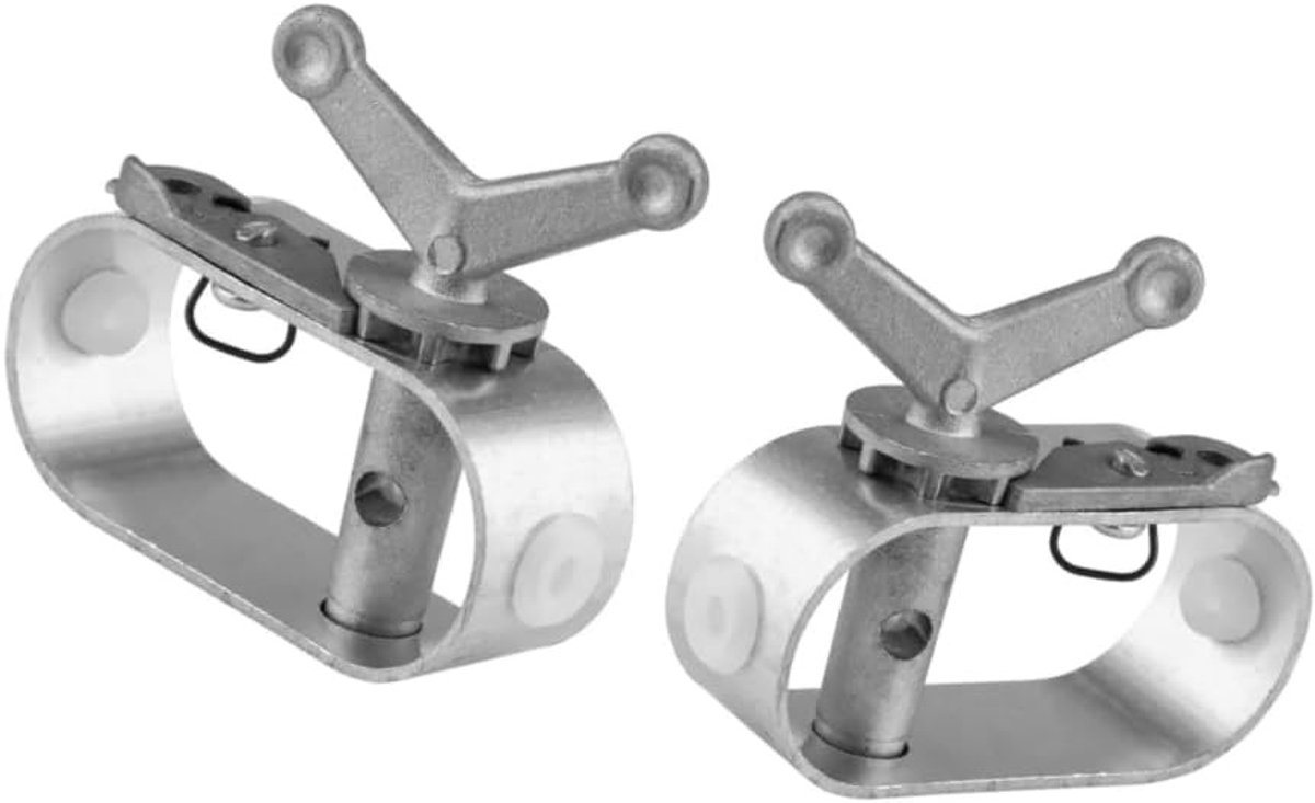 Set van 2 Turnbuckles voor Spanbanden, Tension Clasp, Aluminium Legering, Ideaal voor Zwembadafdekking en Kabelbevestiging