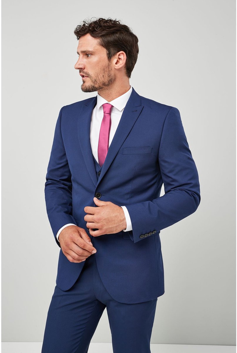 Next - Heren - KLIK HIER voor onze matenwijzer voor herenpakken - Regular - Blauw