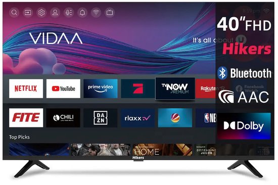 Hikers Smart TV 40 Inch (101 cm) FHD WiFi VIDAA Randloze TV
