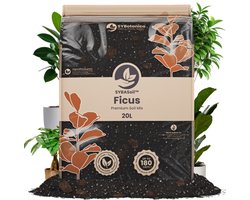 SYBASoil - Ficus mix 20L - Turfvrije Potgrond Mix - 6 Maanden Voeding