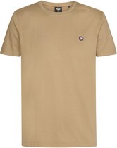 Petrol Industries T-Shirts Heren - Ronde Hals - Korte Mouwen - 100% Katoen - Met Logo - Basis Shirt - Herenkleding - Bruin - Maat XL