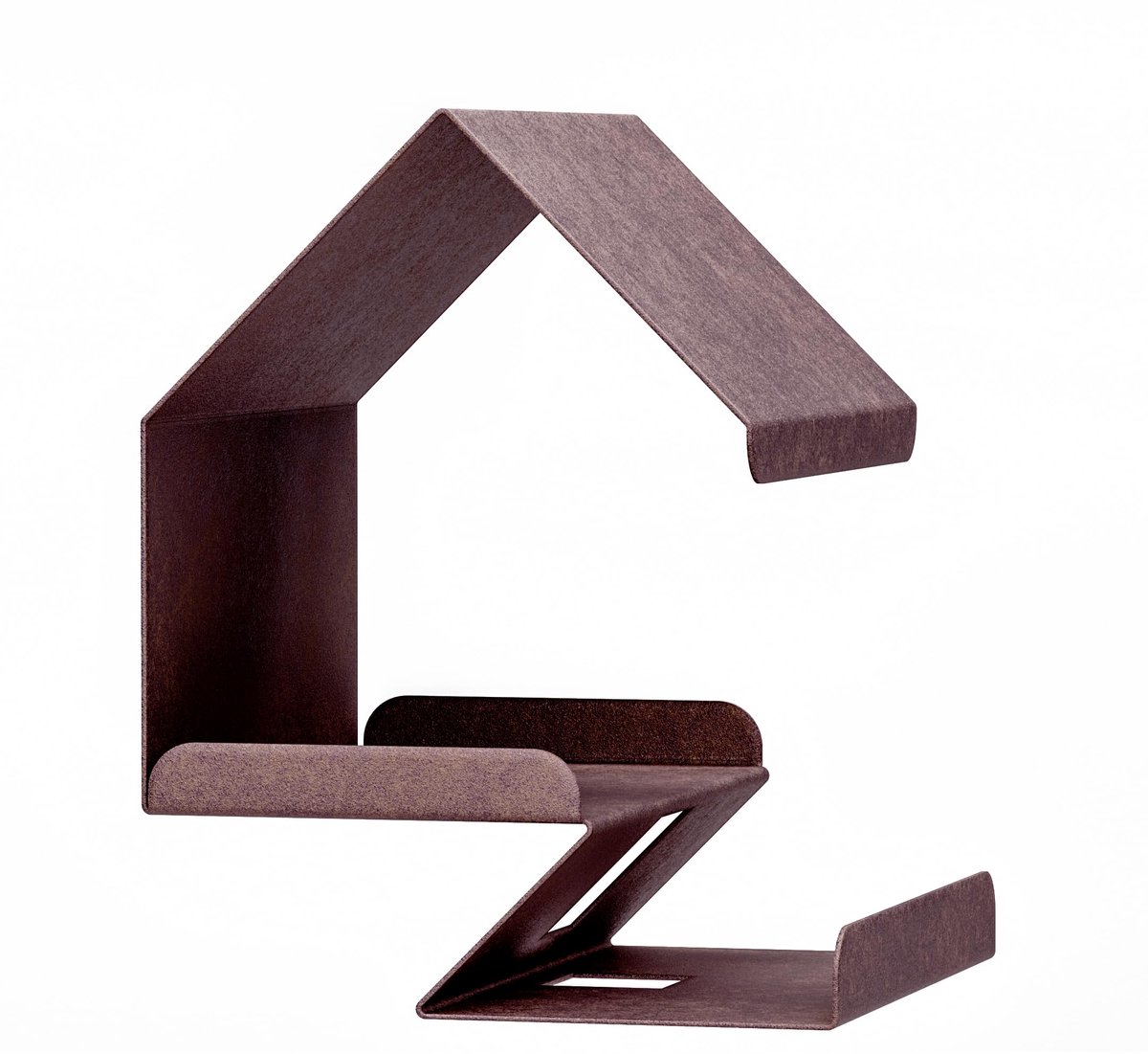 SnelShoppen - Vogelhuisje Creatief van Staal | Trendy Kleuren | Nestkastje 150x150x180 mm | Voor Buiten, Tuin en Balkon | Hangend of Neerzetbaar