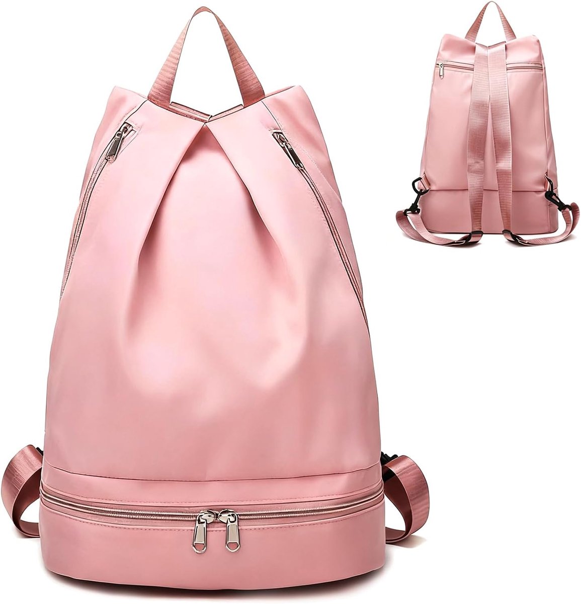 SnelShoppen - Sports Backpack - Lichtgewicht Waterdichte Rugzak - Gymtas met Schoencompartiment - Grote Capaciteit - Voor Mannen en Vrouwen - Reizen,