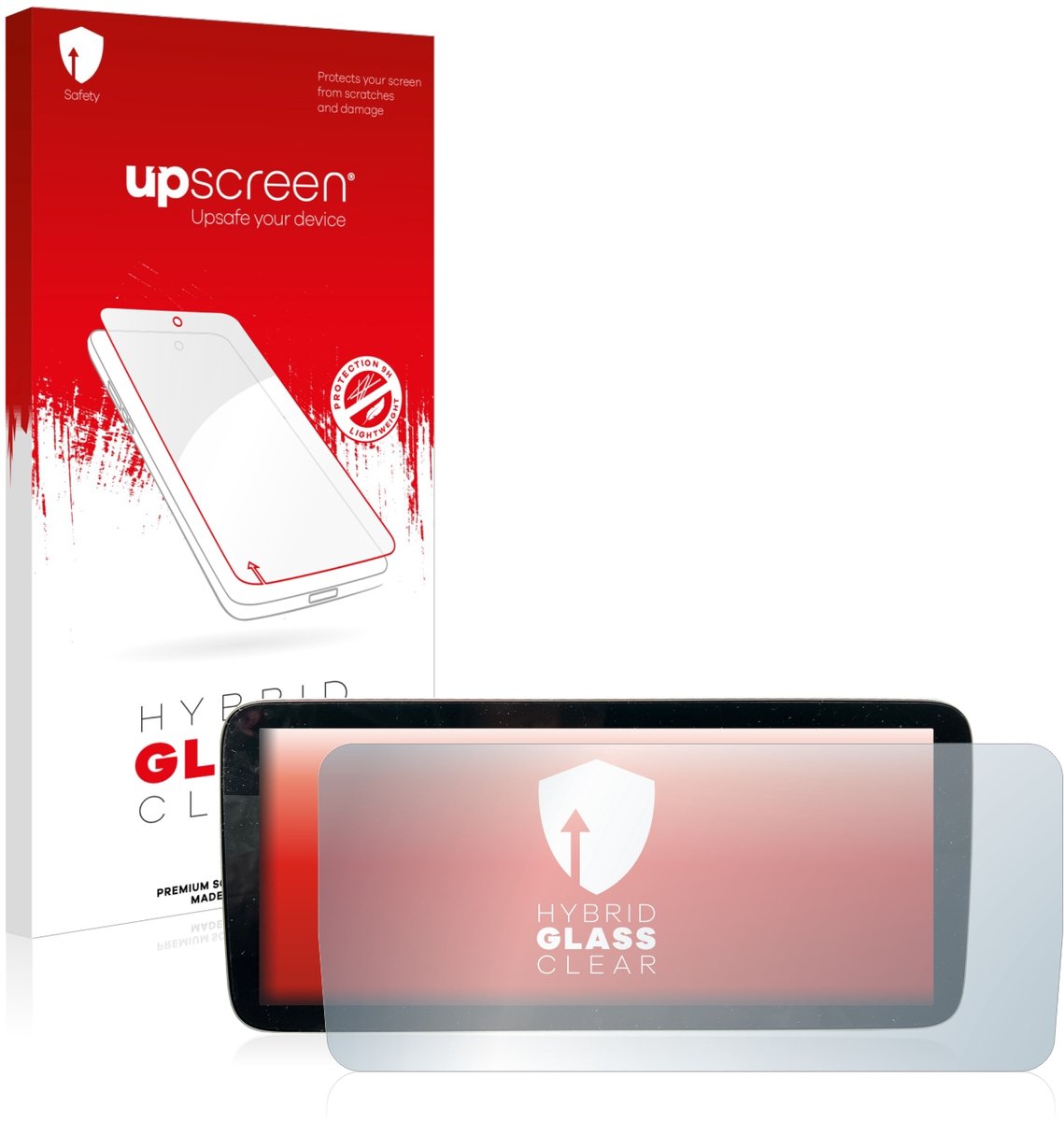 upscreen - Screenprotector voor Mercedes-Benz V-Klasse Avantgarde Edition V 300 d - Folie Beschermfolie Beschermglas transparant