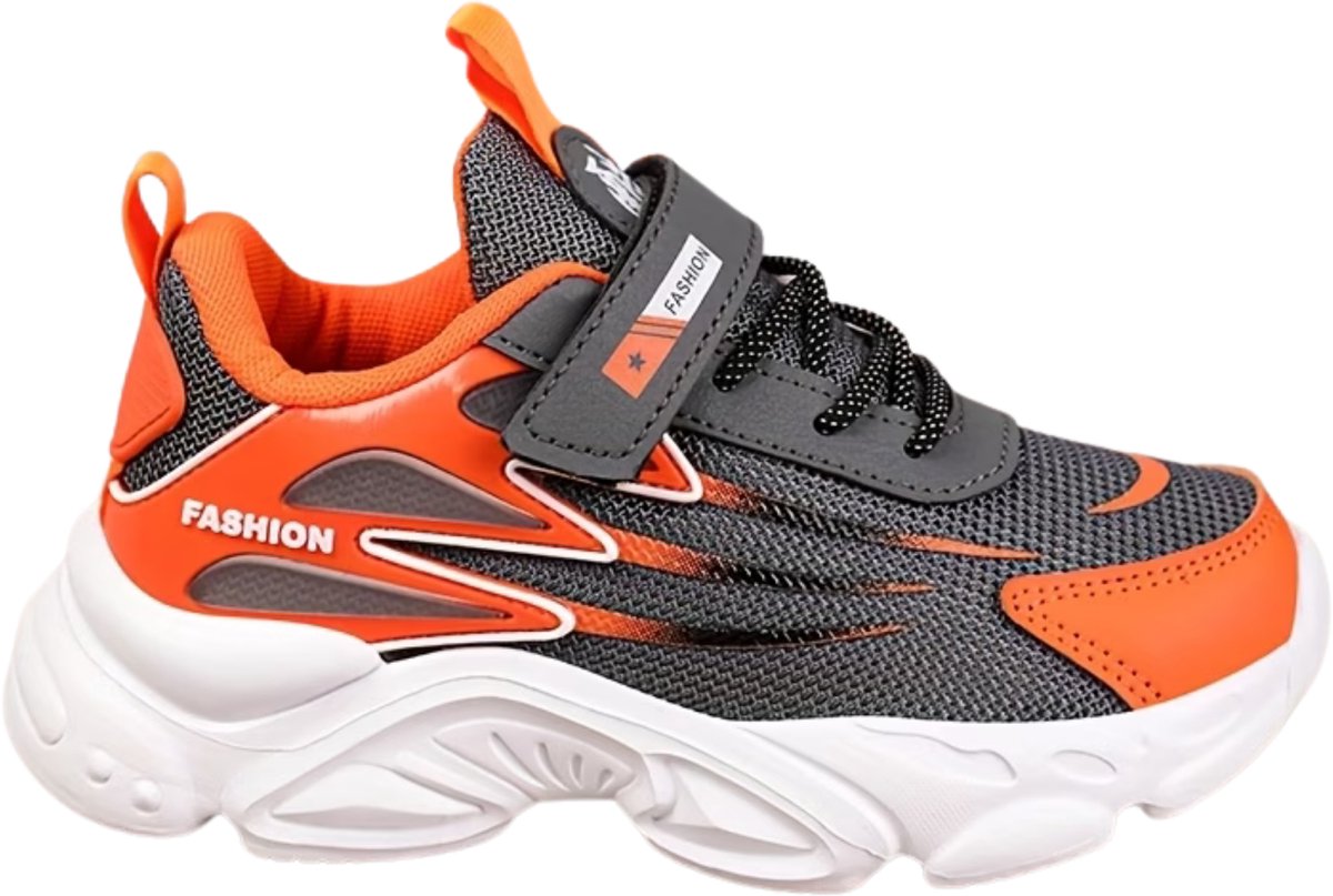 Currero Schoenen Meisjes Sneakers Comfortabel Wandelschoenen Casual Kinder Schoenen Mandarijn 37 Mandarin
