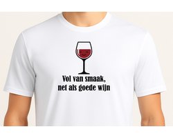 Vol van smaak net als goede wijn - T Shirt - cute - kawaii - Gift - Cadeau - schattig - schattigdesign - liefdesign - pastelkunst - Funny