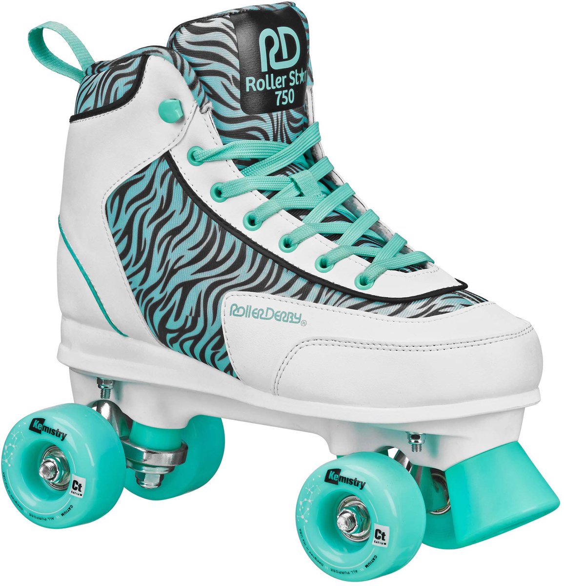 SnelShoppen Roller Star 750 Rolschaatsen Dames Bubble Gum Lichtgewicht Nylon Chassis voor Vrijetijdsklussen en IJsbanen