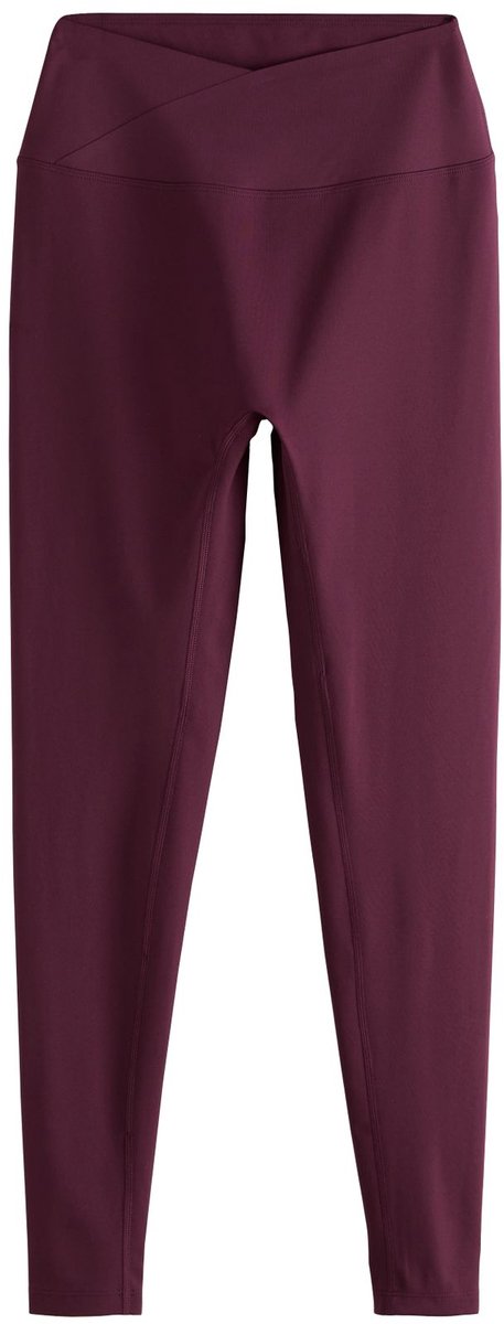 Next - Dames - Ultimate Comfort sportlegging met hoge taille en gekruiste voorkant - Paars