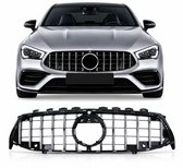Grill Geschikt voor Mercedes CLA W118 – Chroom – Met Uitsparing voor 360° Frontcamera