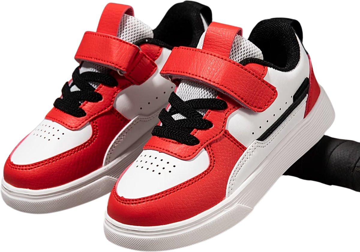 Currero Schoenen Jongens Sneakers Comfortabel Wandelschoenen Casual Kinder Schoenen Mode Rood