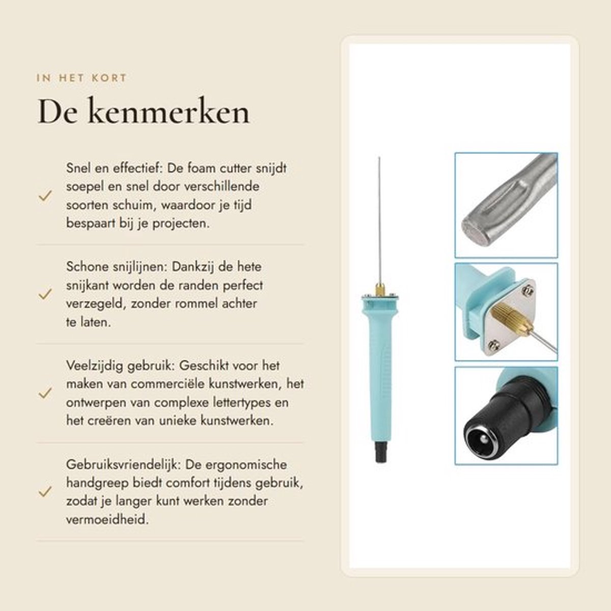 Elektrische schuimsnijder - Schuimsnijder voor creatief