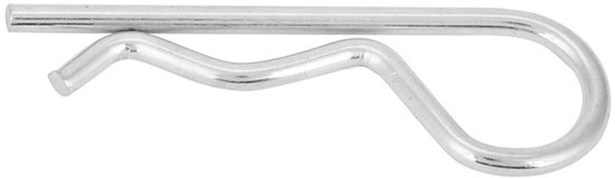Splitpen Zink - 10 Stuks - Bevestigingsassortiment - Trekhaakveerclips - Haarspeld - Pin - 4 x 75mm - Pennen