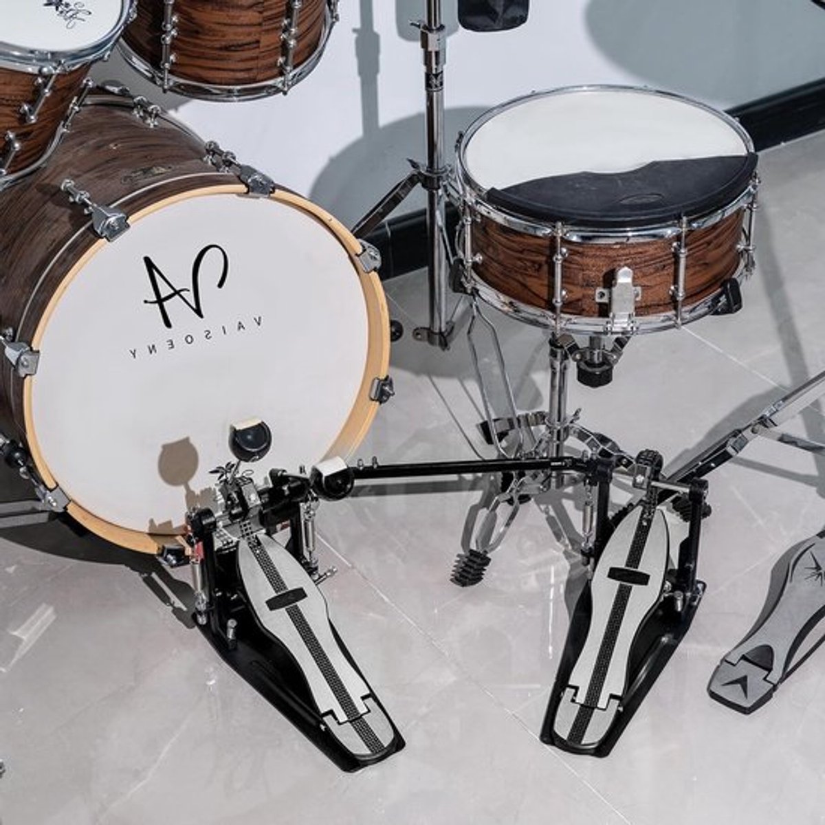 Dubbele Bass Drum Kick Pedal met Dubbele Ketting, Professionele Drumaccessoires voor Muzikanten
