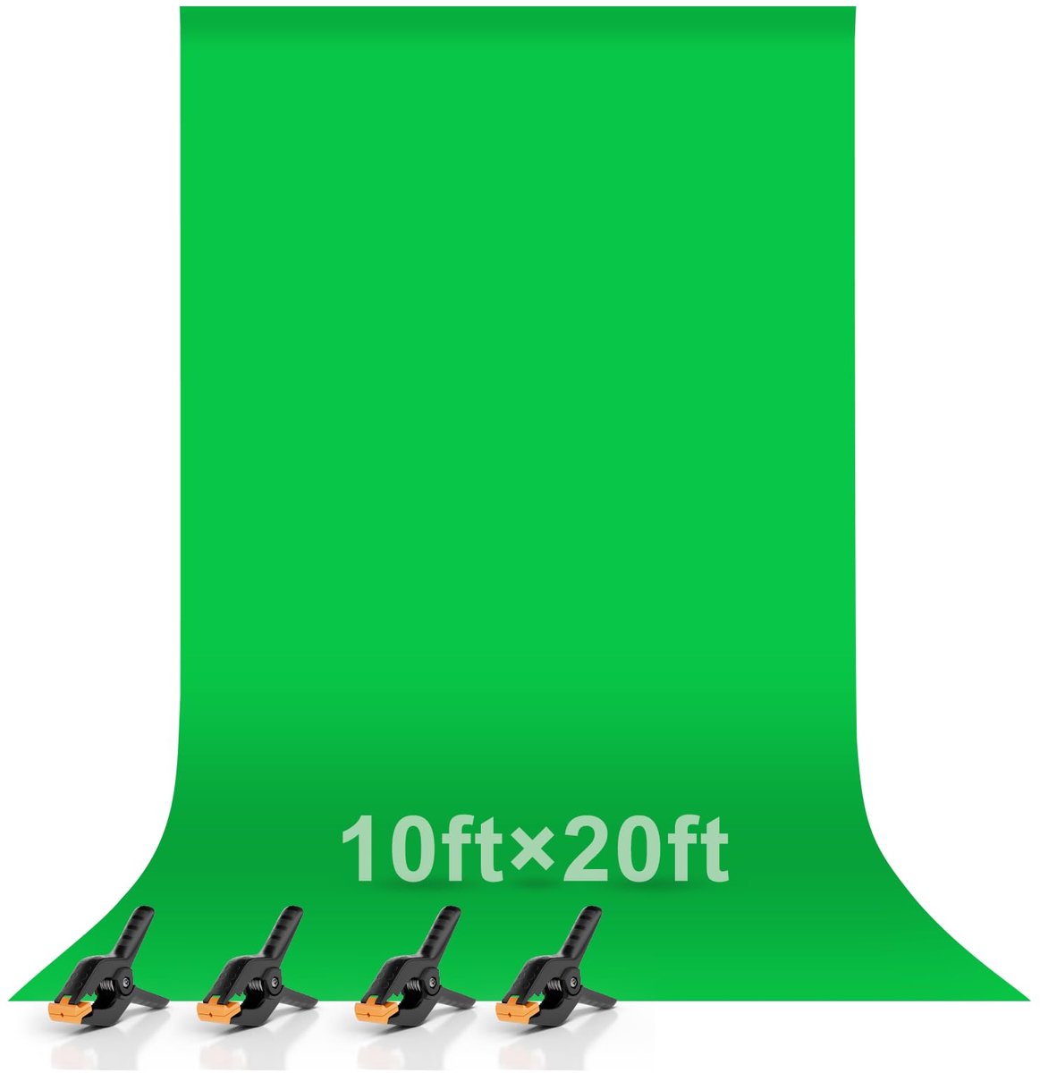 SnelShoppen - Opvouwbaar Greenscreen 3 x 6 m - Groene Achtergrond van Polyester voor Fotografie, Video, Streamen, Creatieve Projecten en Evenementen
