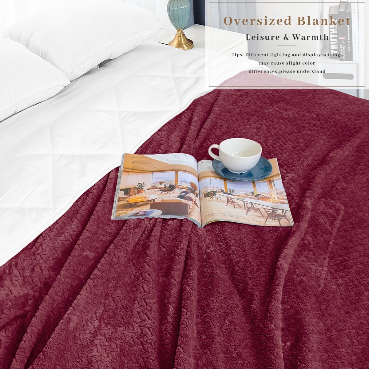 SnelShoppen - Extra Zachte Fleece Deken 150 x 200 cm - Flanellen Deken Oeko-TEX® Gecertificeerd, Lichtgewicht en Pluche, Ideaal voor Bed, Bank, Reizen
